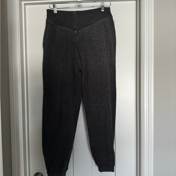 aerie Pants - Aerie Charcoal Corset joggers
